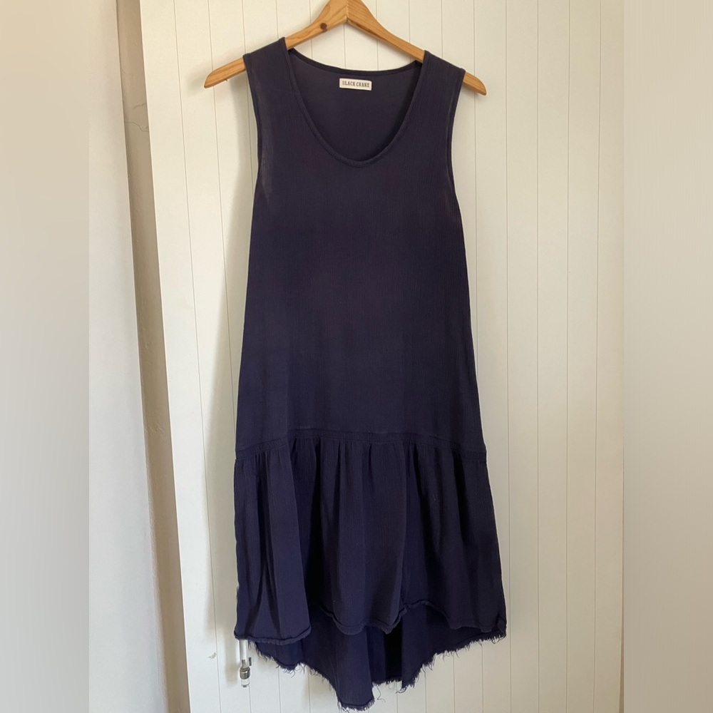 Black Crane tank dress